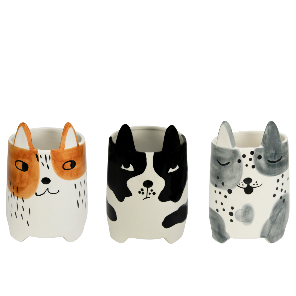 Load image into Gallery viewer, ANNABEL TRENDS Planter Set - Buddy, Daisy & Duke**LIMITED STOCK**