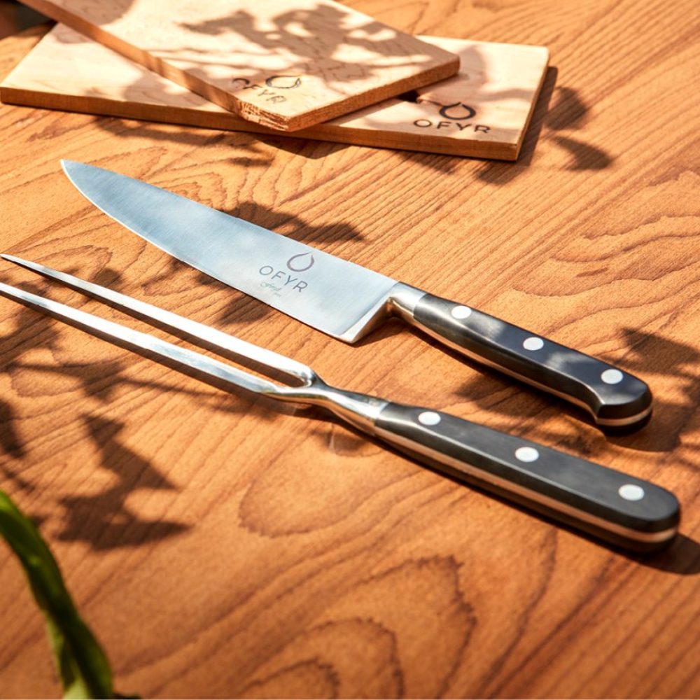 Load image into Gallery viewer, OFYR Carving Knife & Fork Set **Limited Stock**