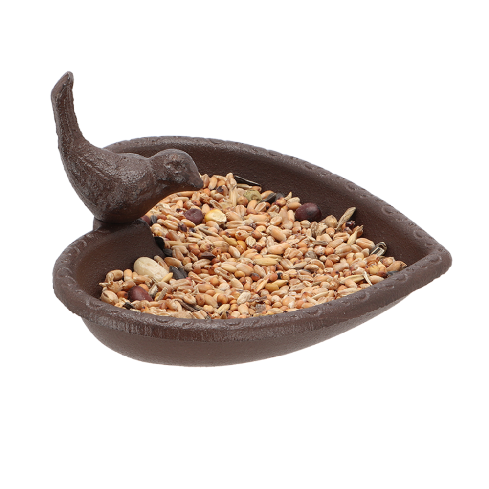 Load image into Gallery viewer, ESSCHERT DESIGN Cast Iron Bird Bath - Heart