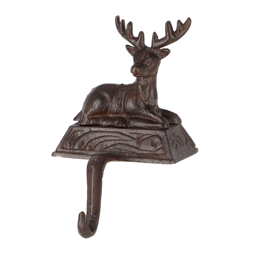 Load image into Gallery viewer, ESSCHERT DESIGN Cast Iron Stocking Hanger - Deer