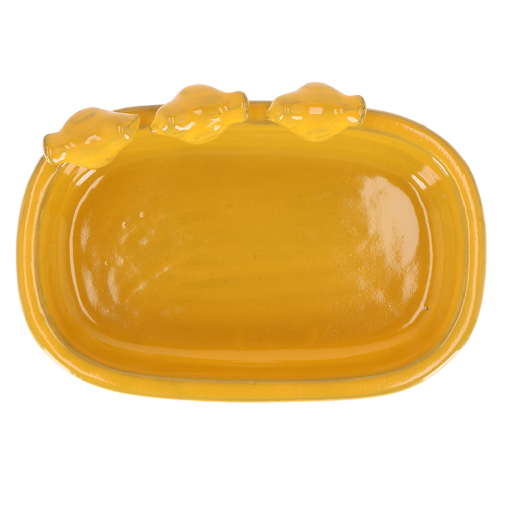 Load image into Gallery viewer, ESSCHERT DESIGN 'Nature Shades' Bird Bath - Ochre