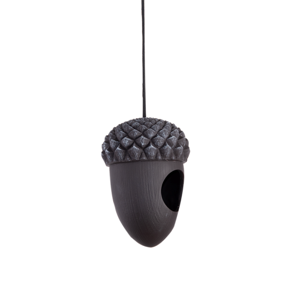 Load image into Gallery viewer, ESSCHERT DESIGN Bird Feeder - Black Acorn