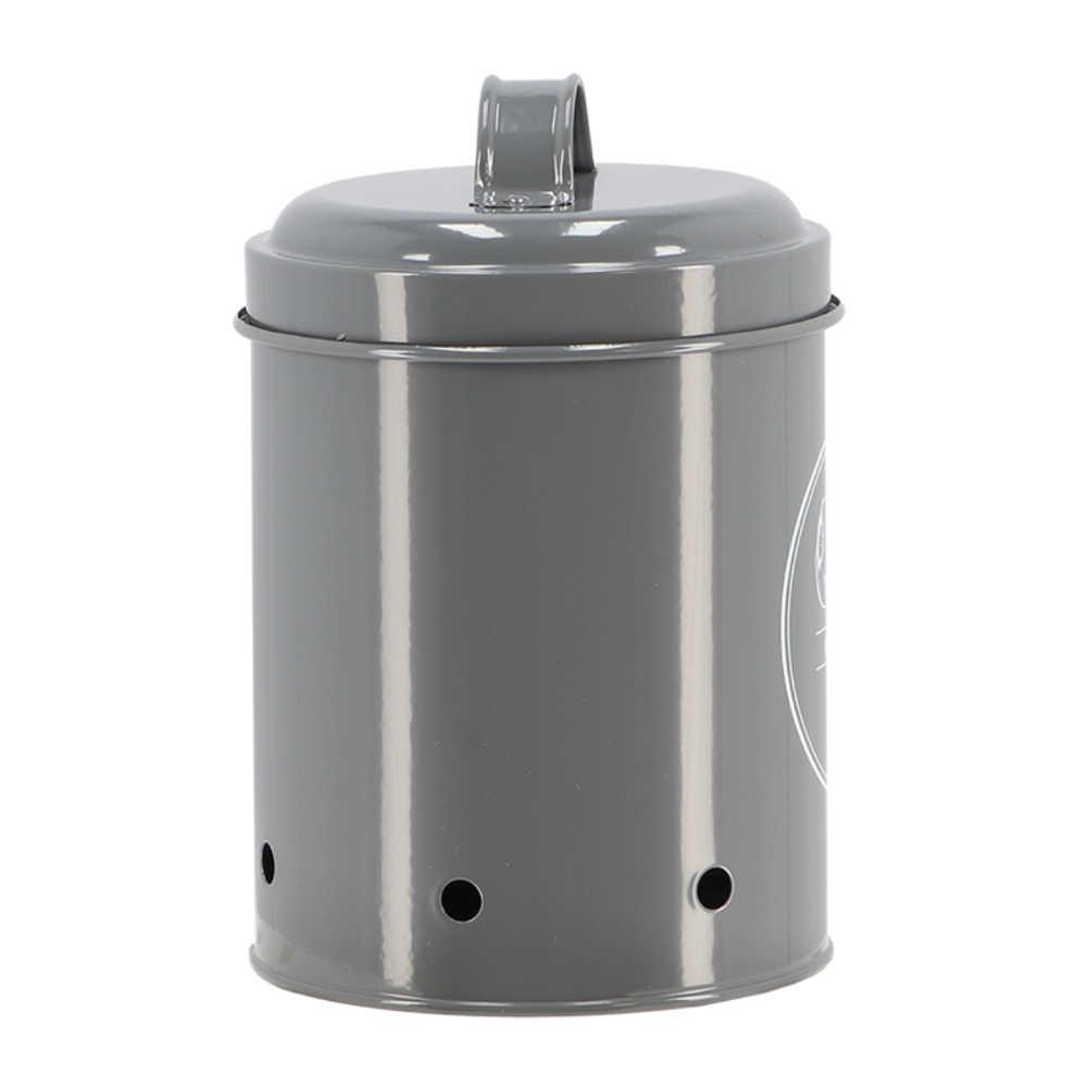 Load image into Gallery viewer, ESSCHERT DESIGN Garlic Storage Tin - Grey