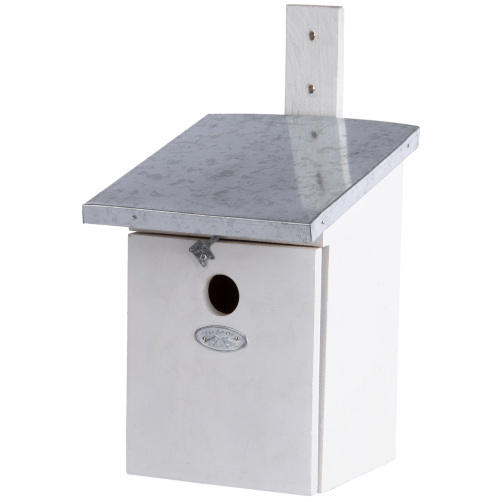 Load image into Gallery viewer, ESSCHERT DESIGN Great Tit Nesting Box White