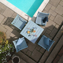 Load image into Gallery viewer, WINAWOOD Sandwick 5pce Arm Chair & Square Table Set
