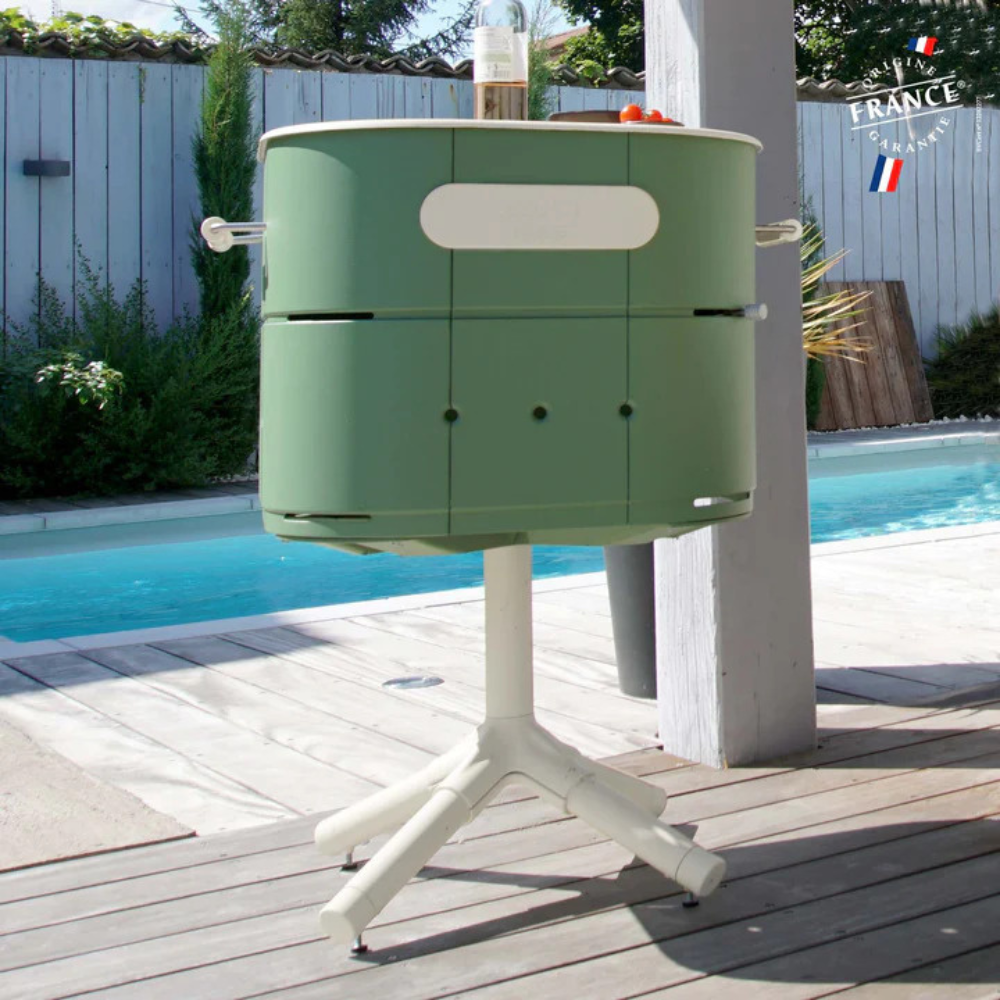 Load image into Gallery viewer, ALUVY MARCEL Original Charcoal Barbeque with Cover & BBQ Tool Set - Reseda