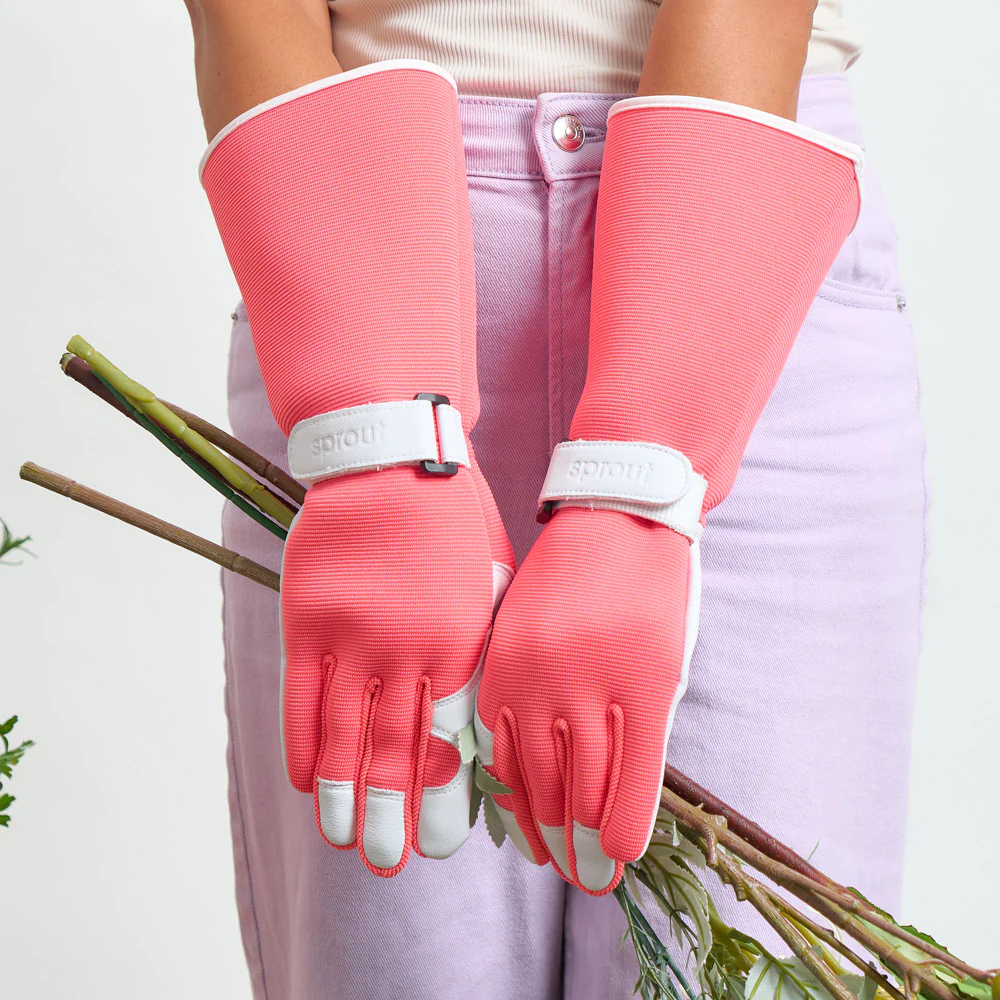 Load image into Gallery viewer, ANNABEL TRENDS Sprout Ladies' Long Sleeve Gloves - Coral