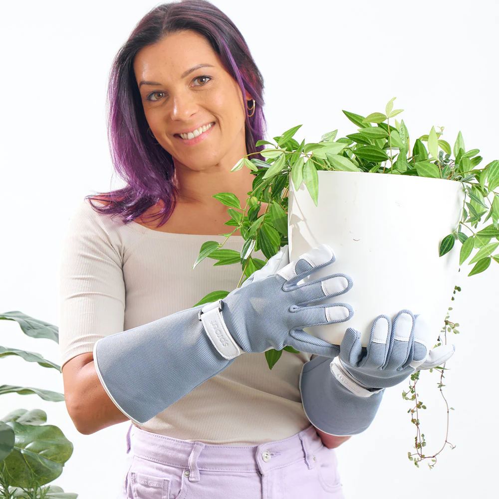 Load image into Gallery viewer, ANNABEL TRENDS Sprout Ladies' Long Sleeve Gloves - Dusty Blue