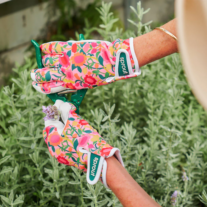 ANNABEL TRENDS Sprout Ladies' Gloves - Flower Patch