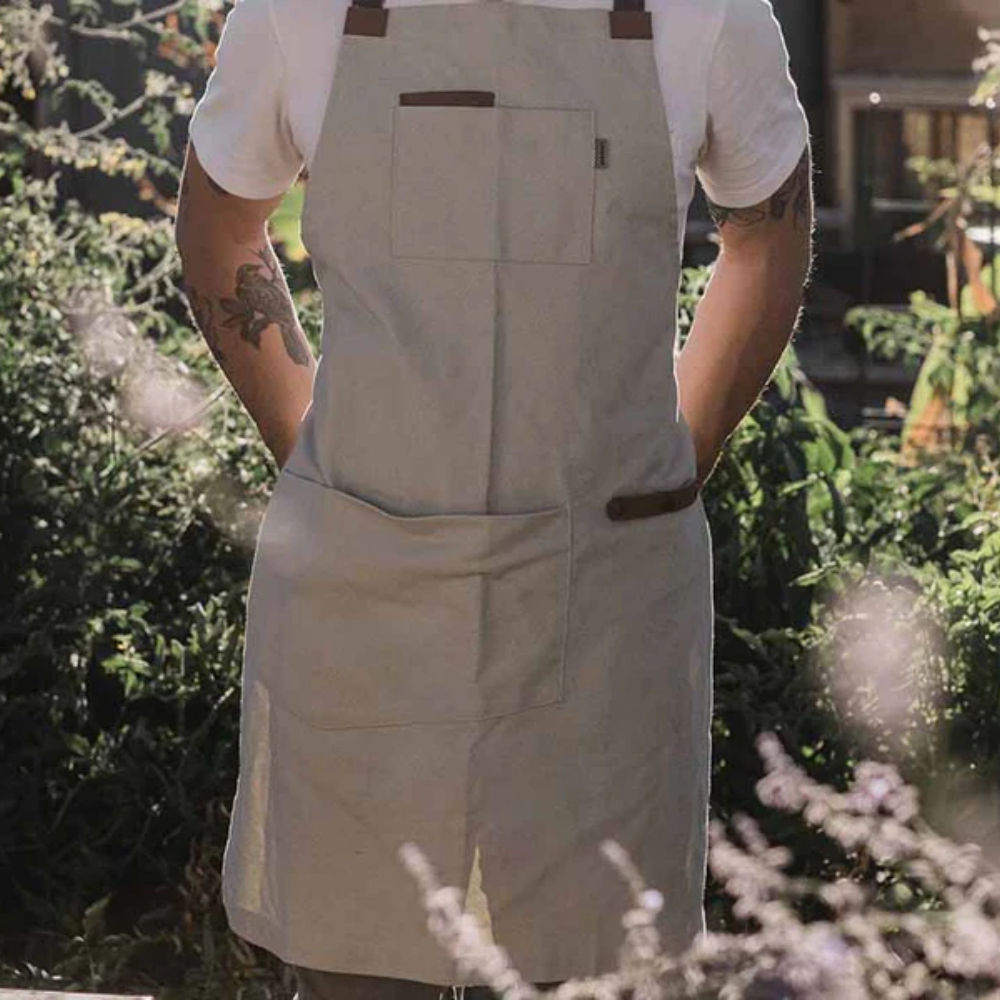 Load image into Gallery viewer, BAREBONES Chef Grilling Apron - Stone