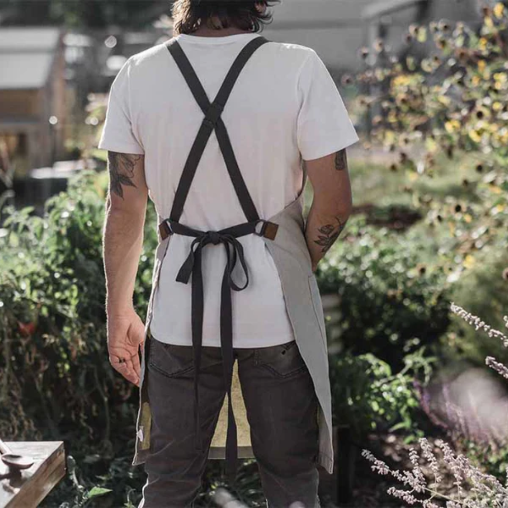 Load image into Gallery viewer, BAREBONES Chef Grilling Apron - Stone