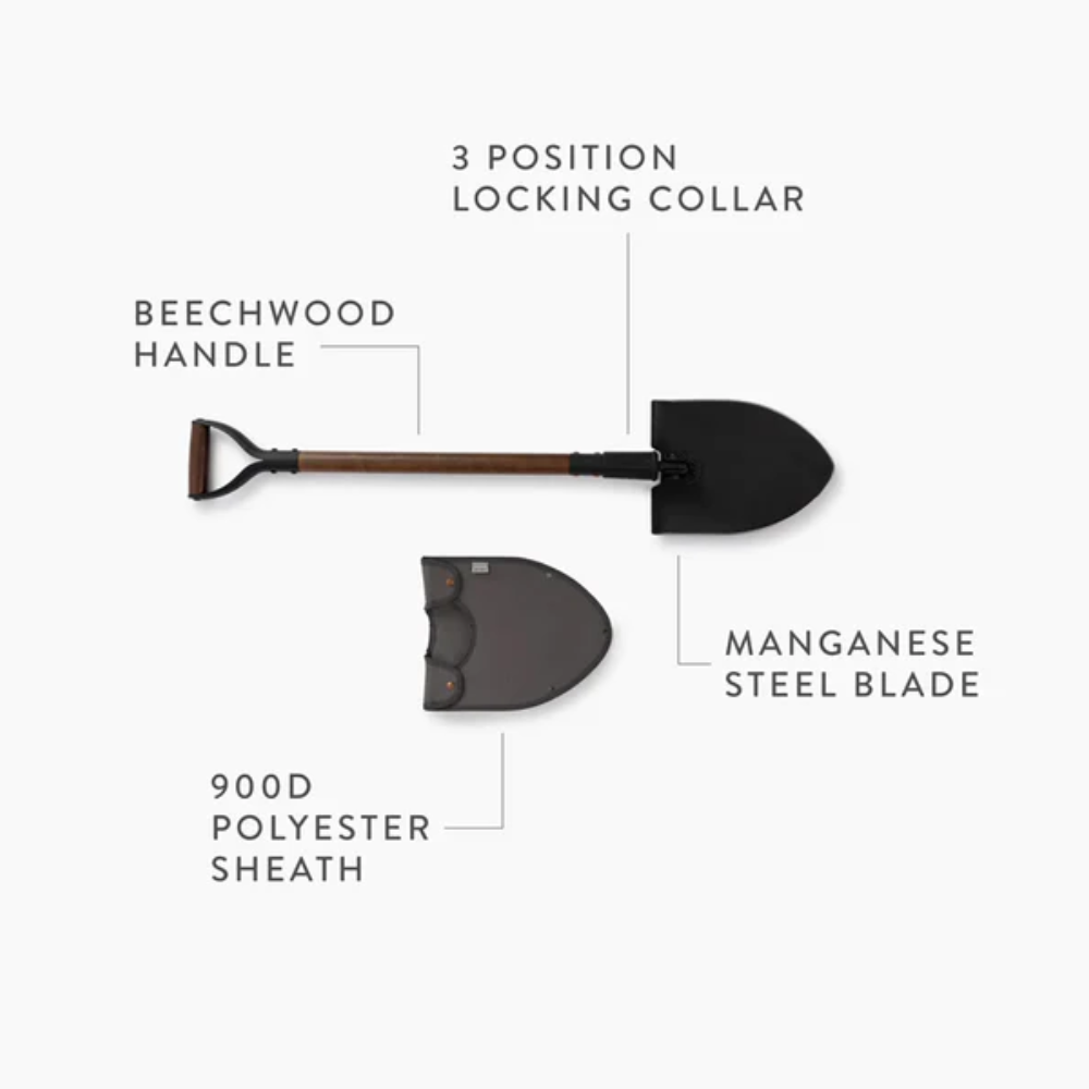 Load image into Gallery viewer, BAREBONES Shovel with Sheath