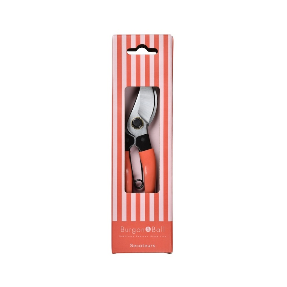 Load image into Gallery viewer, BURGON & BALL Collector Series Bypass Secateurs - Red