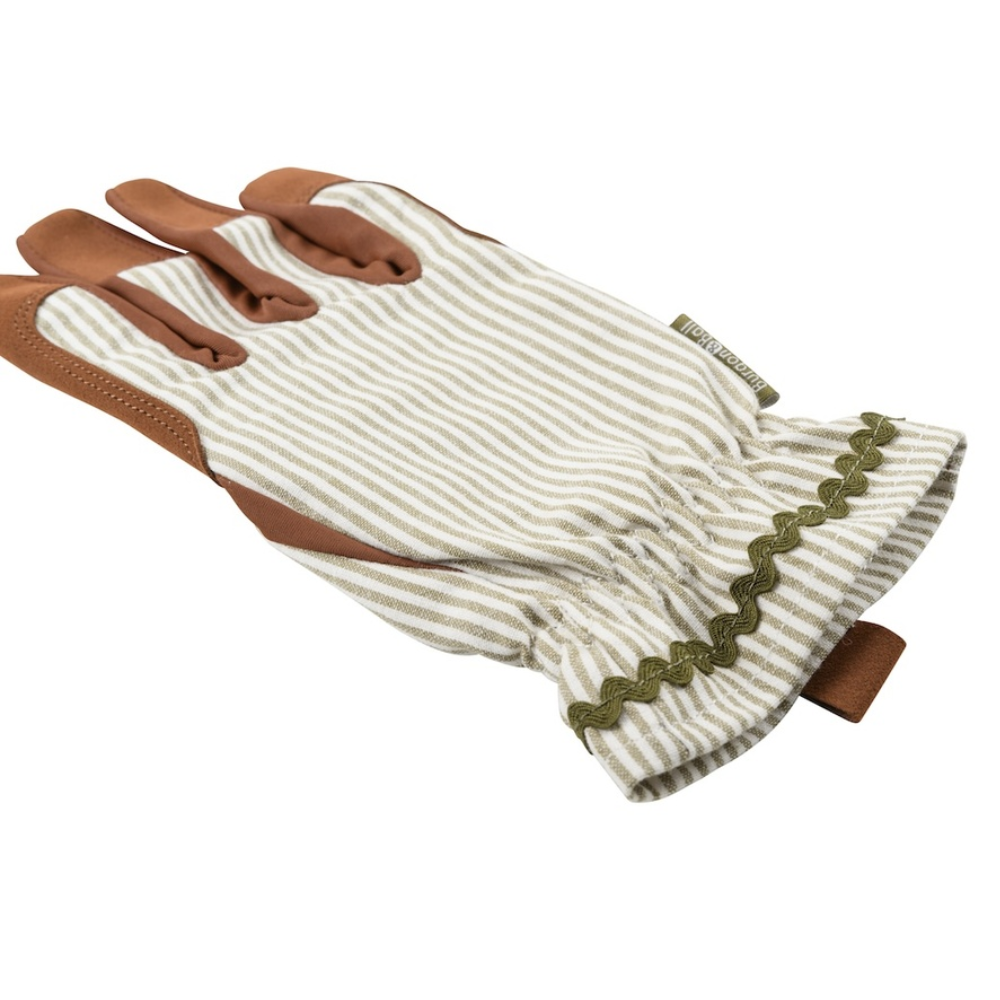 Load image into Gallery viewer, BURGON & BALL Collector Series Gloves - Olive Stripe