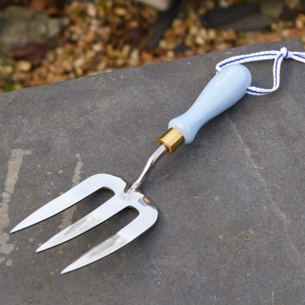 Load image into Gallery viewer, BURGON & BALL Collector Series Hand Fork - Blue