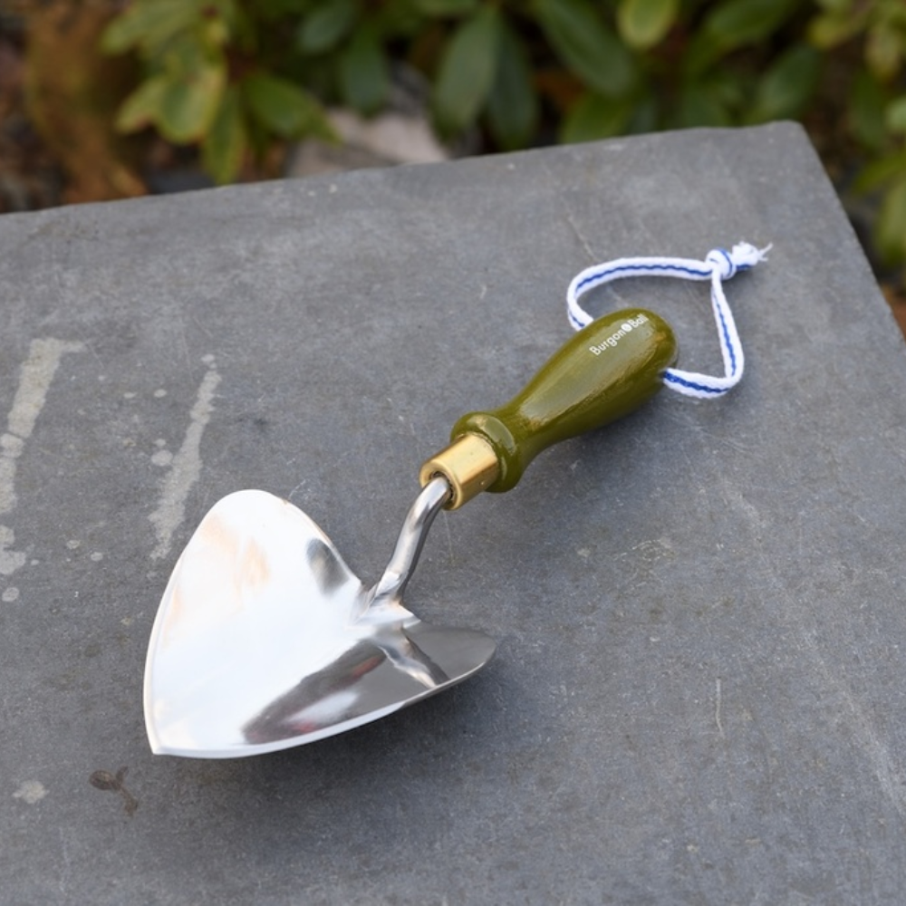 Load image into Gallery viewer, BURGON & BALL Collector Series Hand Planting Trowel - Olive