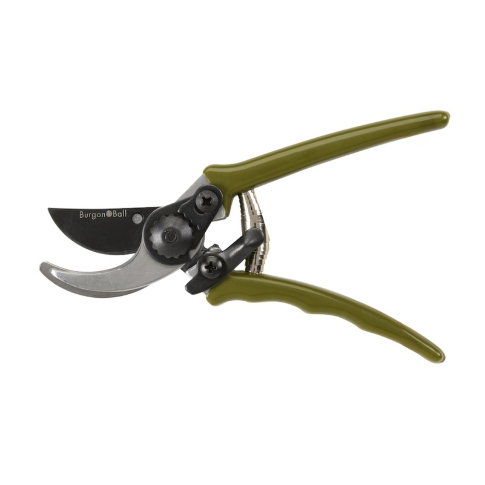 Load image into Gallery viewer, BURGON & BALL Collector Series Micro Secateurs - Olive