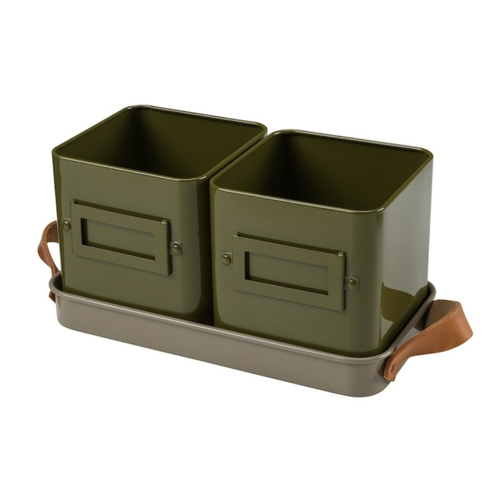 Load image into Gallery viewer, BURGON & BALL Herb Pots - Olive