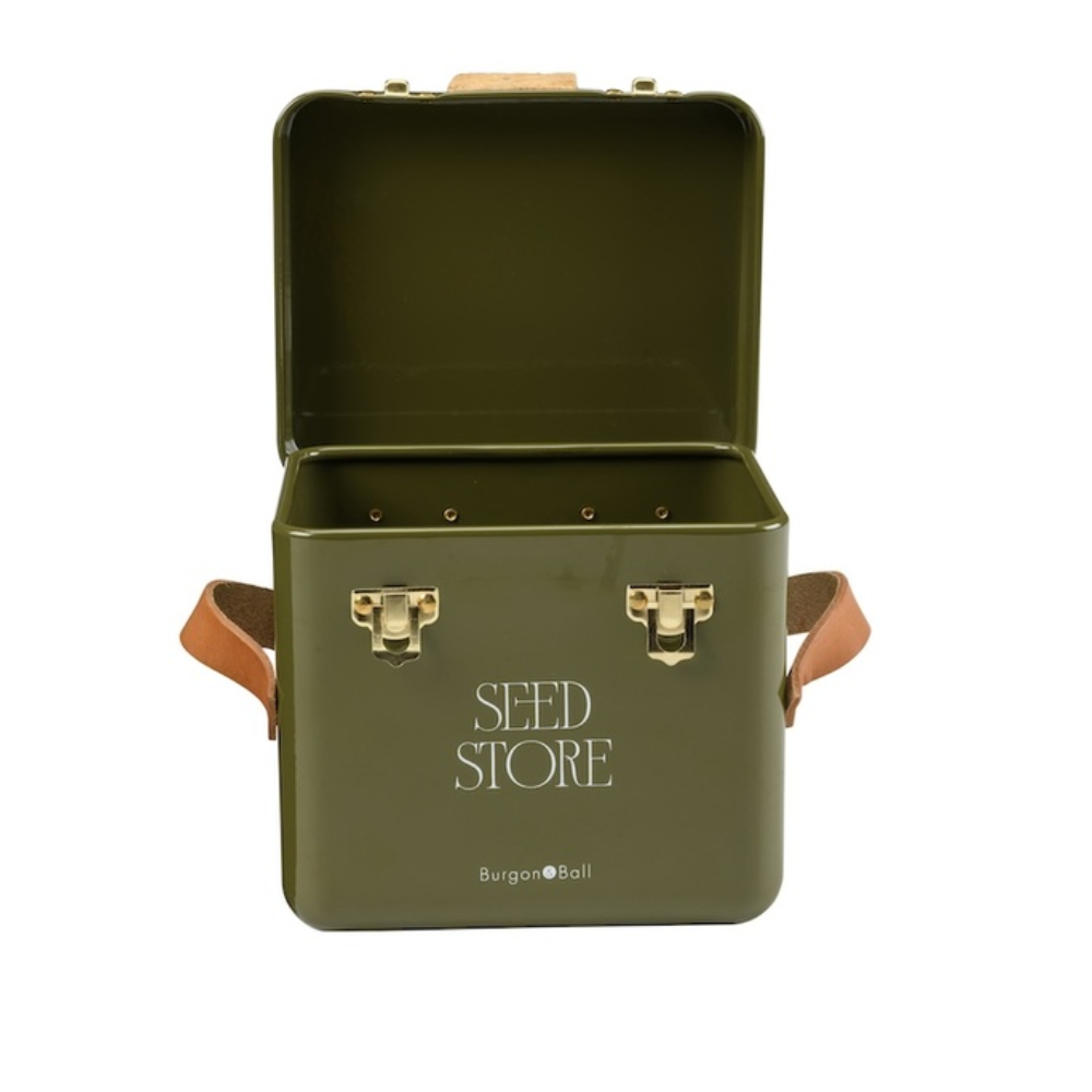 Load image into Gallery viewer, BURGON & BALL Mini Seed Store - Olive