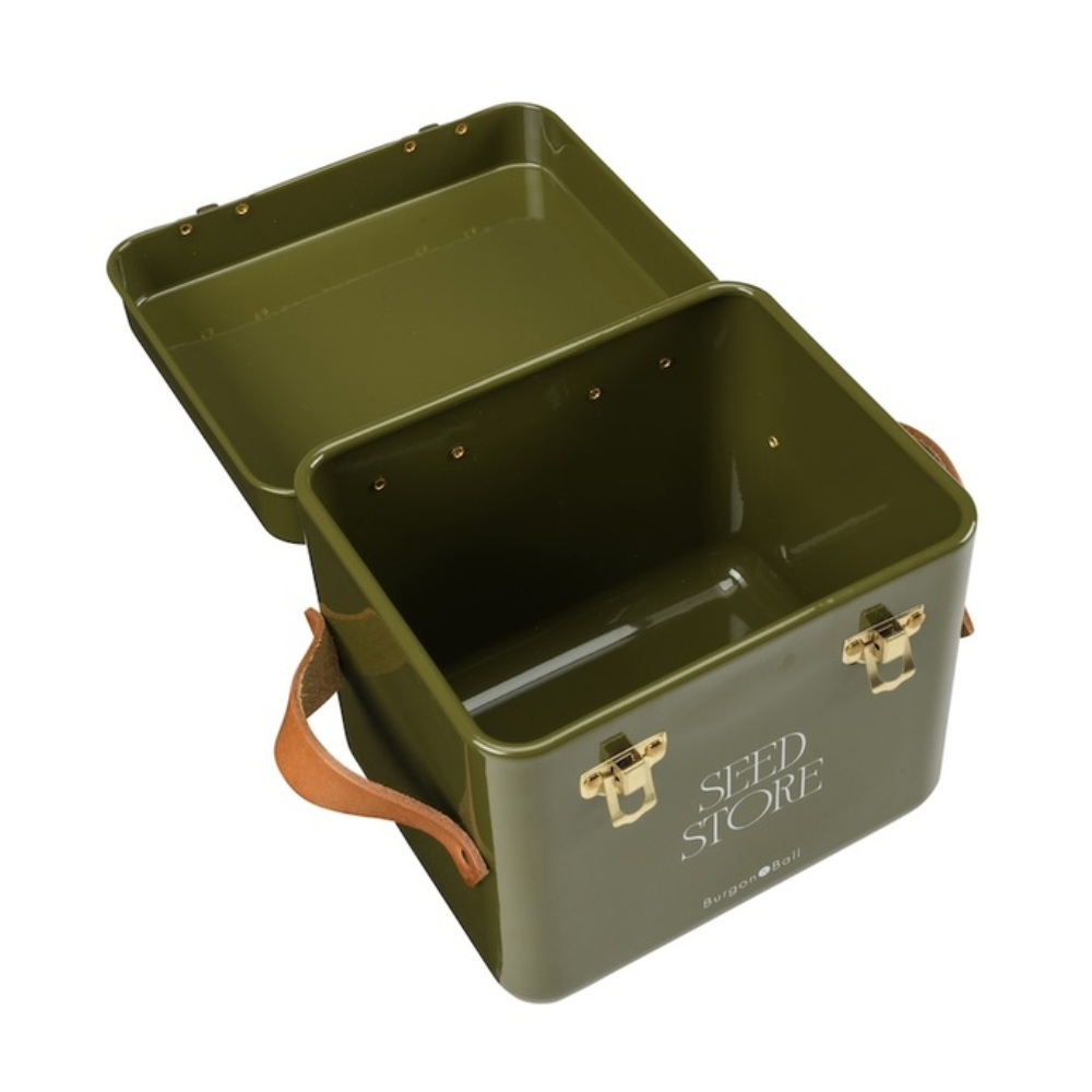 Load image into Gallery viewer, BURGON & BALL Mini Seed Store - Olive