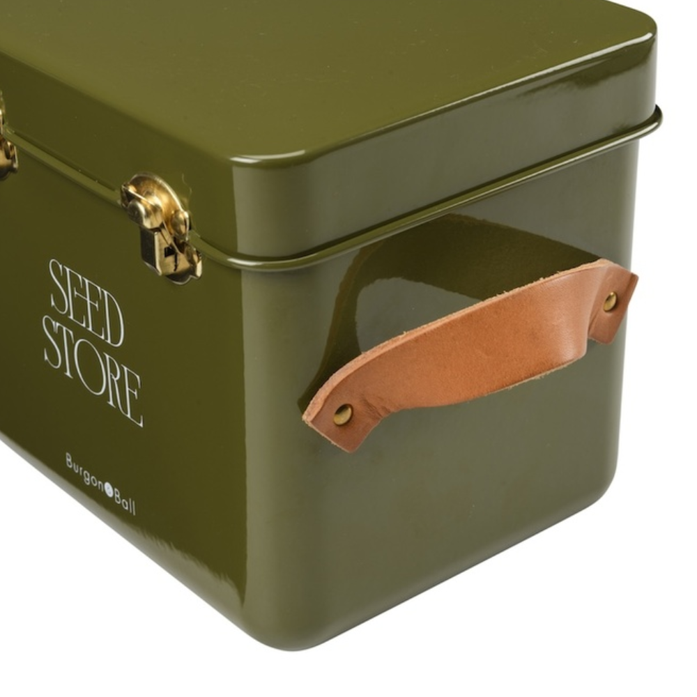 Load image into Gallery viewer, BURGON & BALL Mini Seed Store - Olive