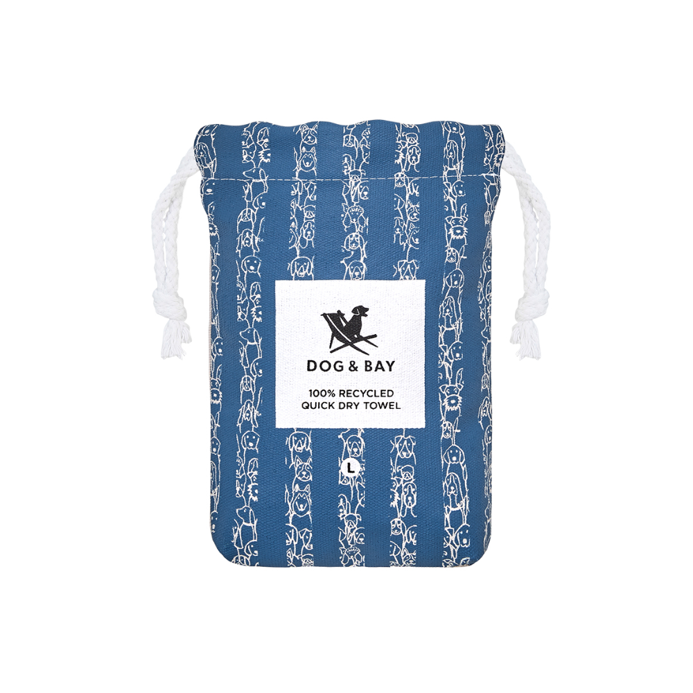 Load image into Gallery viewer, DOCK & BAY Dog Towel Large 100% Recycled - Puppy Party