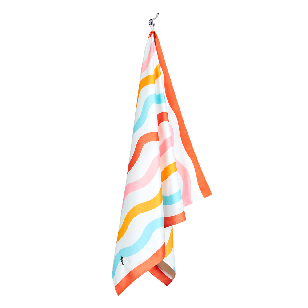 Load image into Gallery viewer, DOCK & BAY Quick-dry Beach Towel 100% Recycled Kids Collection - Squiggly Face