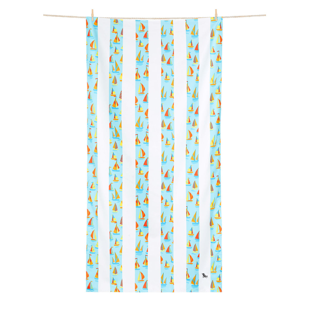 Load image into Gallery viewer, DOCK & BAY Quick-dry Beach Towel 100% Recycled Kids Collection - Oh Buoy