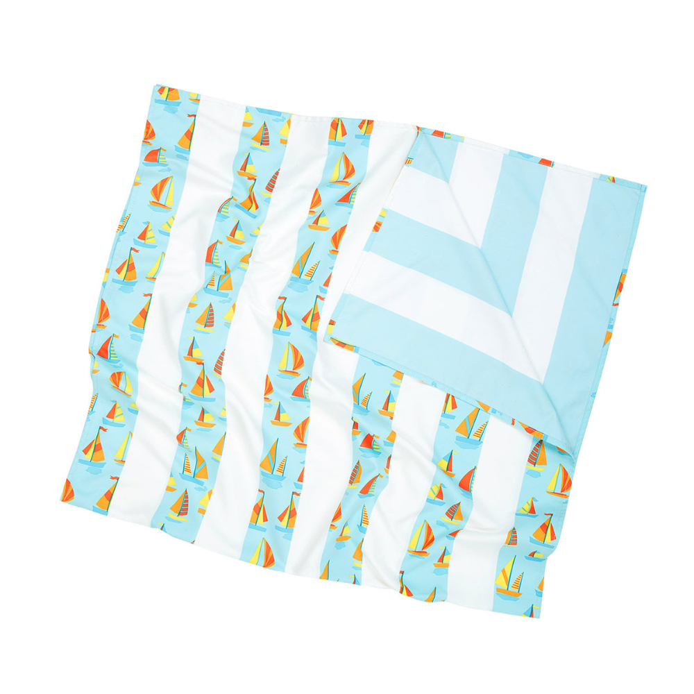 Load image into Gallery viewer, DOCK & BAY Quick-dry Beach Towel 100% Recycled Kids Collection - Oh Buoy