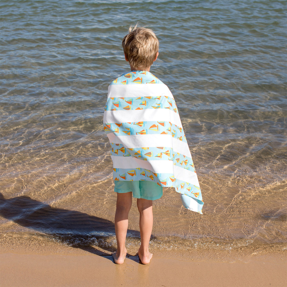Load image into Gallery viewer, DOCK & BAY Quick-dry Beach Towel 100% Recycled Kids Collection - Oh Buoy