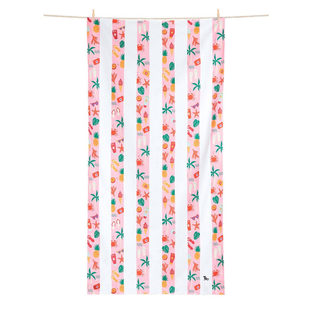 Load image into Gallery viewer, DOCK & BAY Quick-dry Beach Towel 100% Recycled Kids Collection - Vacay Vibes