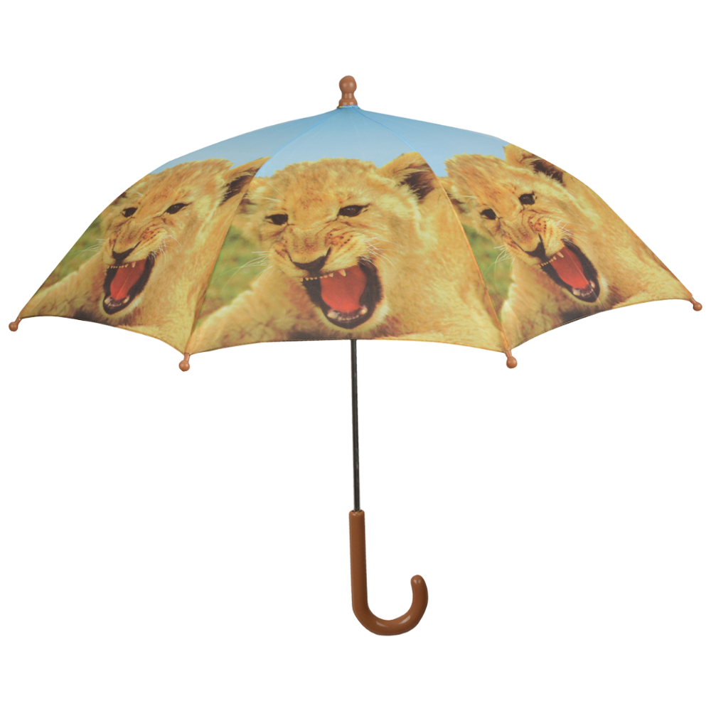 Load image into Gallery viewer, ESSCHERT DESIGN Children's 'Out of Africa' Umbrella - Lion