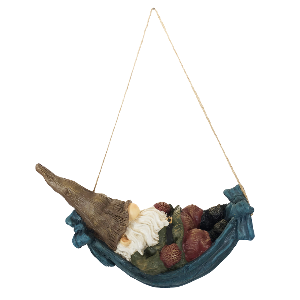 ESSCHERT DESIGN Hanging Gnome In Hammock
