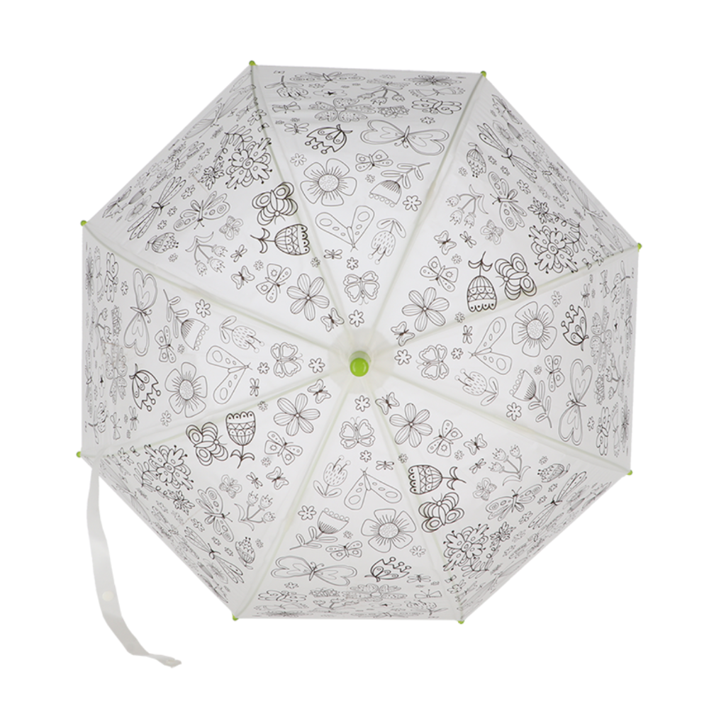 Load image into Gallery viewer, ESSCHERT DESIGN Paint It Yourself Children's Umbrella - Butterflies