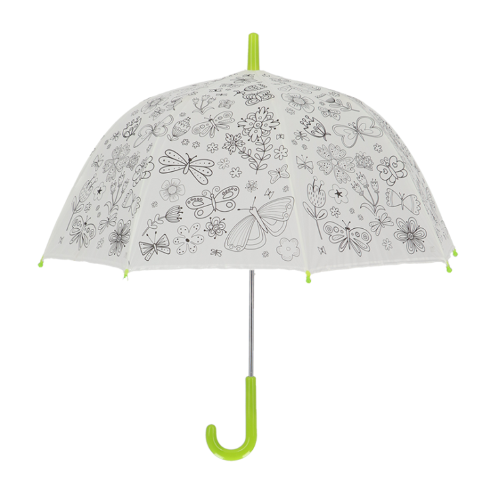 Load image into Gallery viewer, ESSCHERT DESIGN Paint It Yourself Children's Umbrella - Butterflies