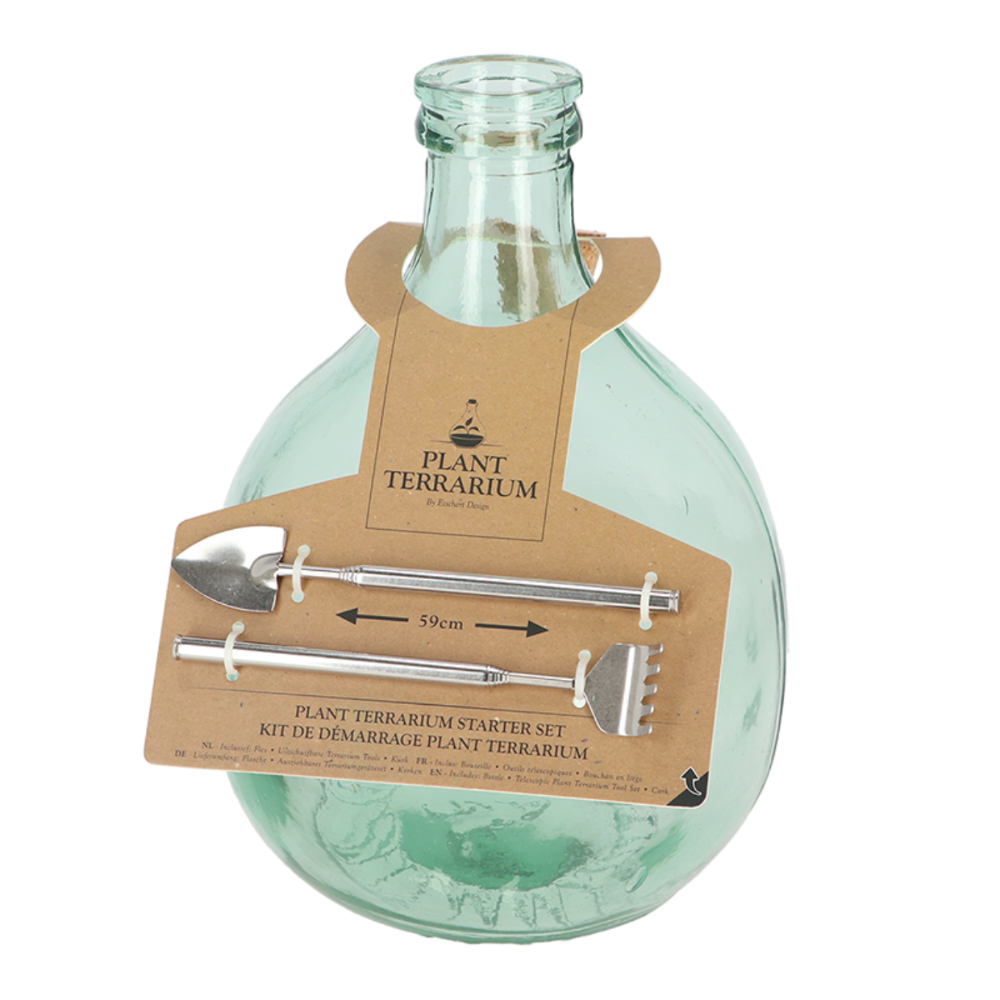 Esschert Design Half Open Terrrarium Fles - Nederland Esschert Design Half Open Terrrarium Fles - Nederland