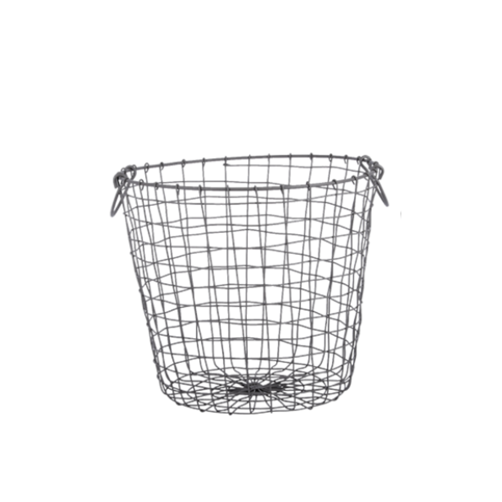 ESSCHERT DESIGN Large Round Wire Basket - Medium