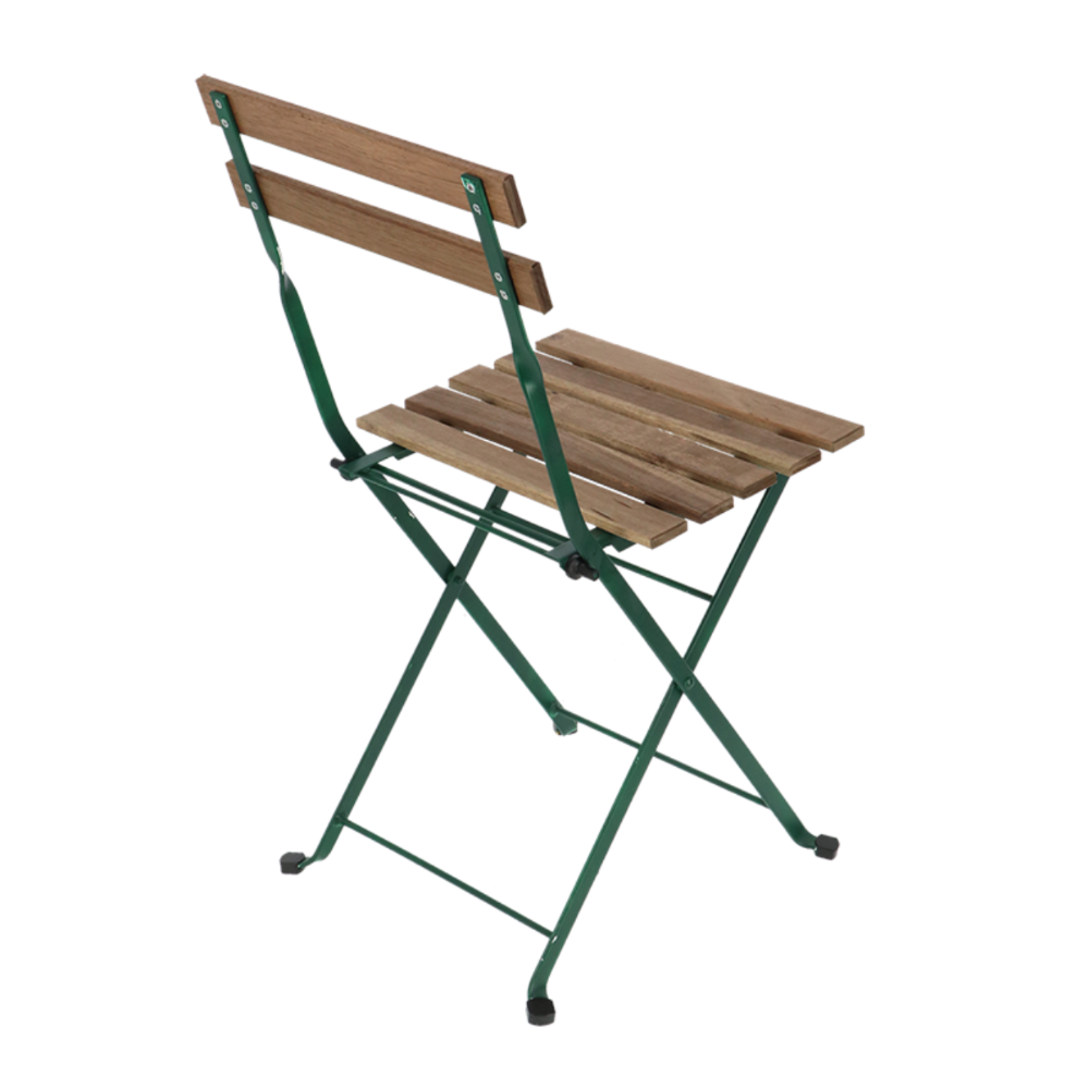 Load image into Gallery viewer, ESSCHERT DESIGN Green & Wood Bistro Chair