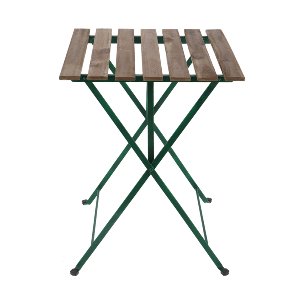 Load image into Gallery viewer, ESSCHERT DESIGN Green & Wood Bistro Table