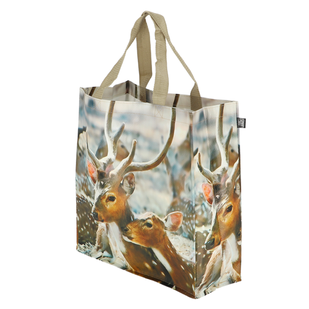 Load image into Gallery viewer, ESSCHERT DESIGN 'Nature Print' Shopping Bag - Deer