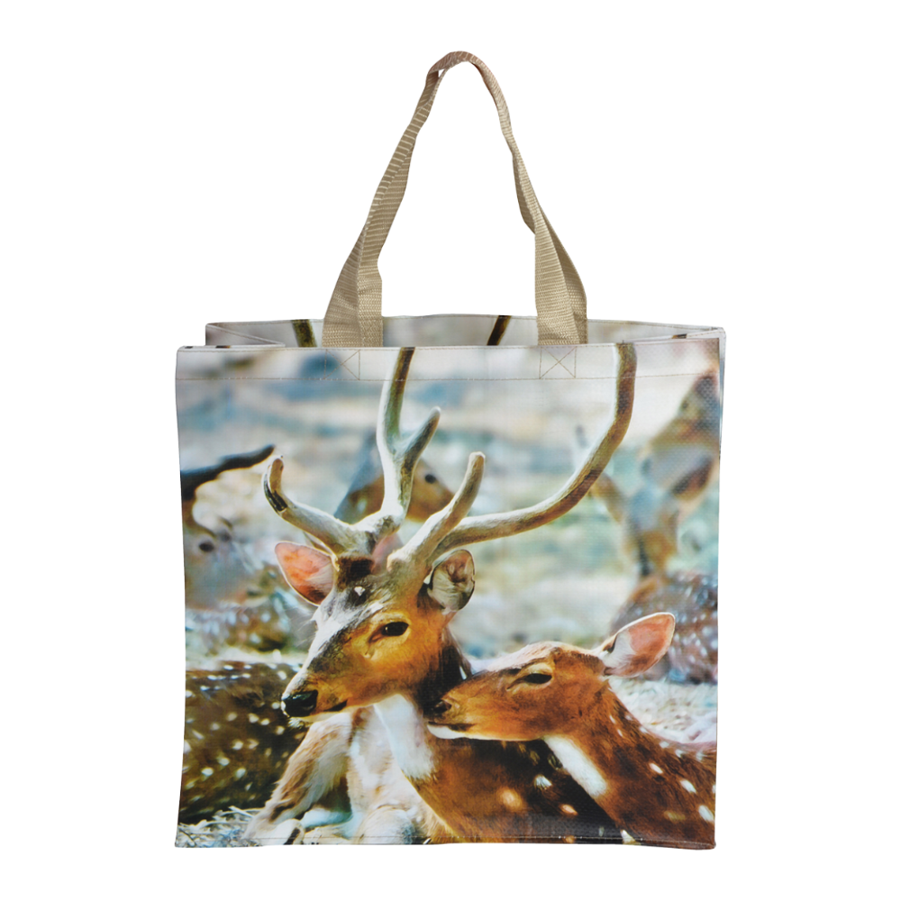 Load image into Gallery viewer, ESSCHERT DESIGN 'Nature Print' Shopping Bag - Deer