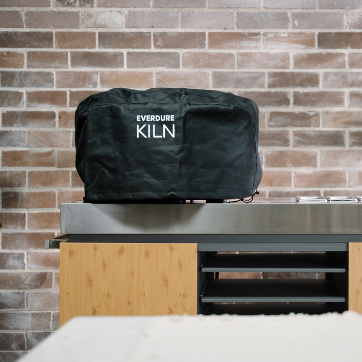 EVERDURE Kiln R Series Pizza Oven W/ Cover & Thermometer - Terracotta