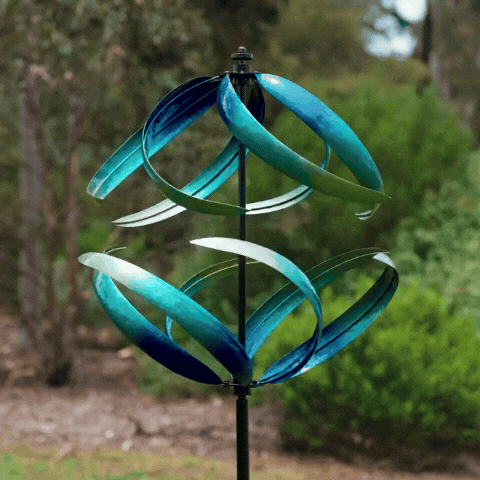 Load image into Gallery viewer, MARTHA'S VINEYARD Wind Spinner East West - Blue Wave