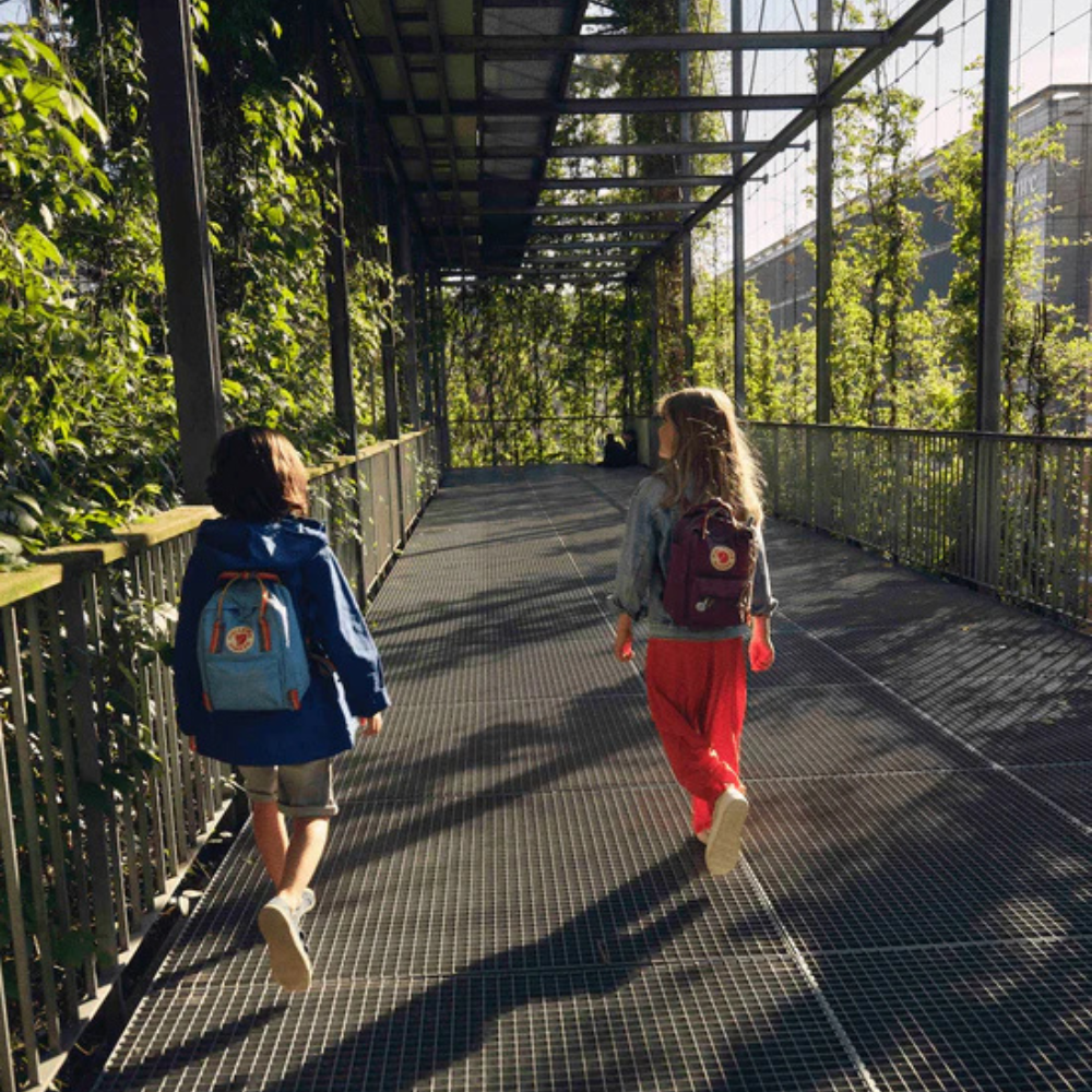 Load image into Gallery viewer, FJALLRAVEN Kanken Rainbow Mini Backpack - Cobalt Blue