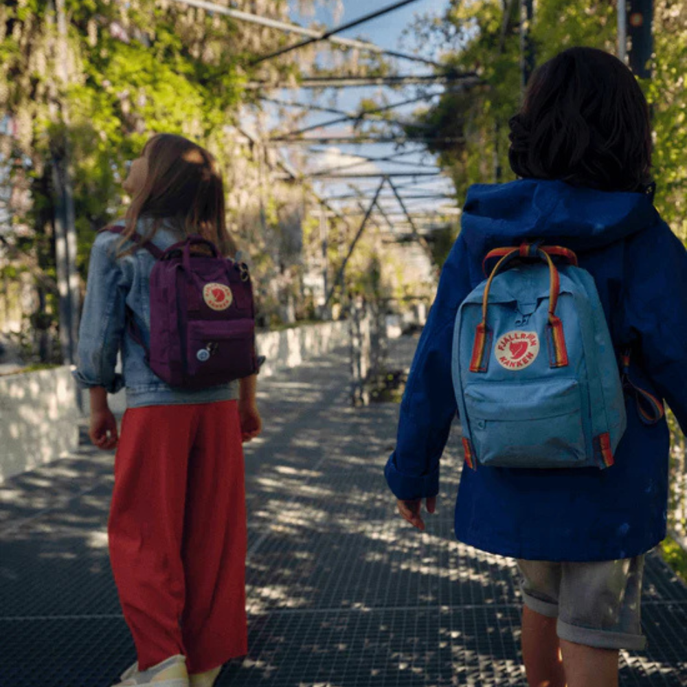 Load image into Gallery viewer, FJALLRAVEN Kanken Rainbow Mini Backpack - Pastel Lavender