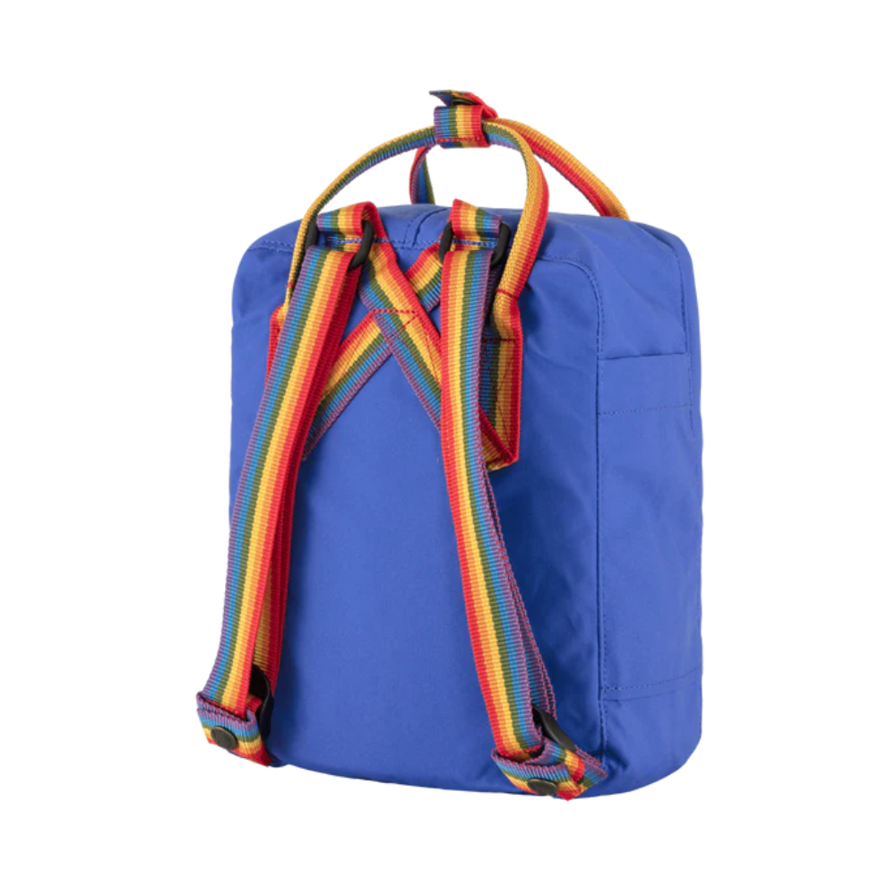 Load image into Gallery viewer, FJALLRAVEN Kanken Rainbow Mini Backpack - Cobalt Blue