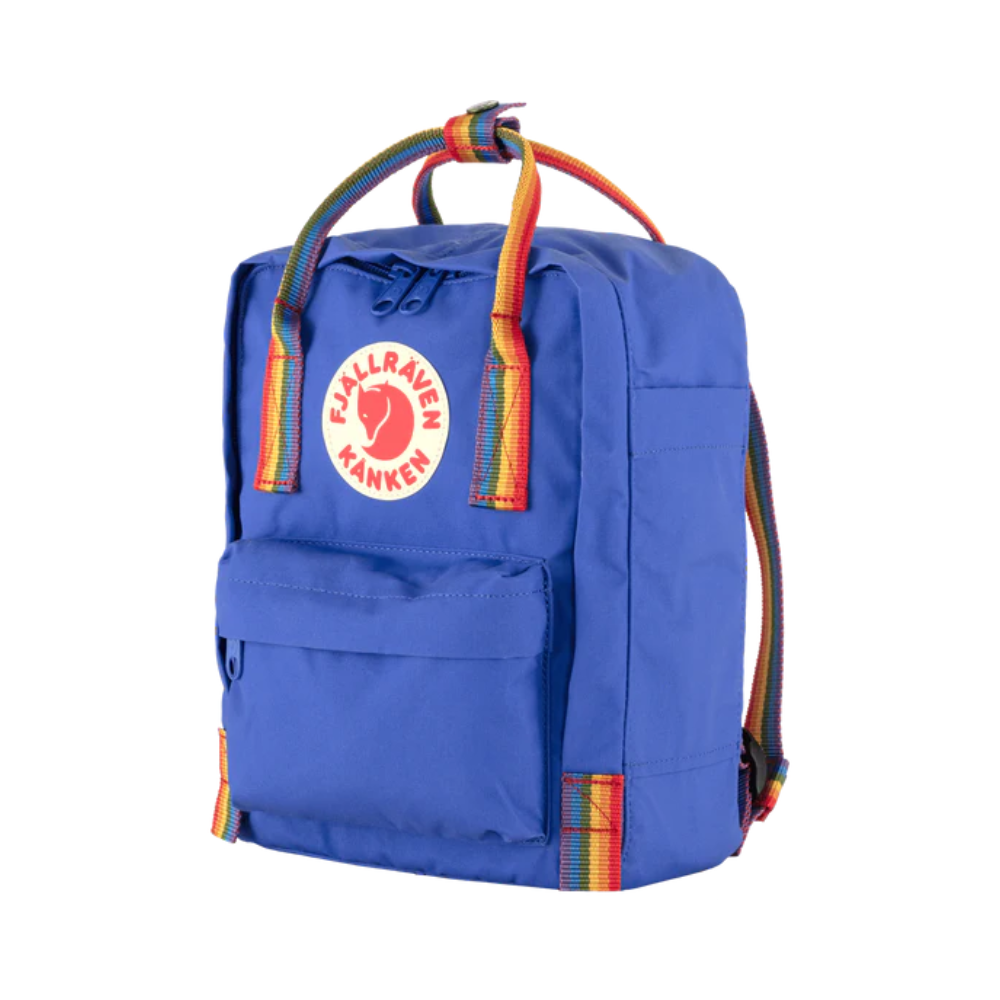 Load image into Gallery viewer, FJALLRAVEN Kanken Rainbow Mini Backpack - Cobalt Blue