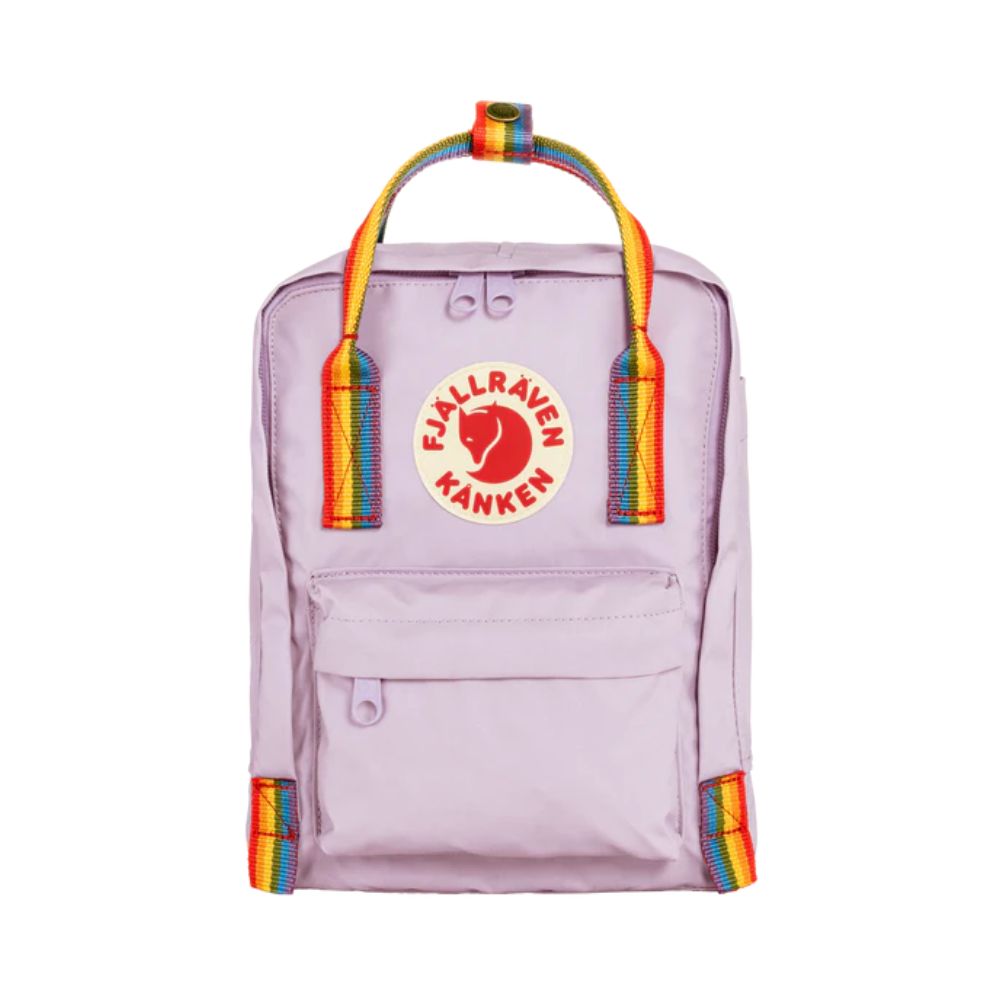 Load image into Gallery viewer, FJALLRAVEN Kanken Rainbow Mini Backpack - Pastel Lavender