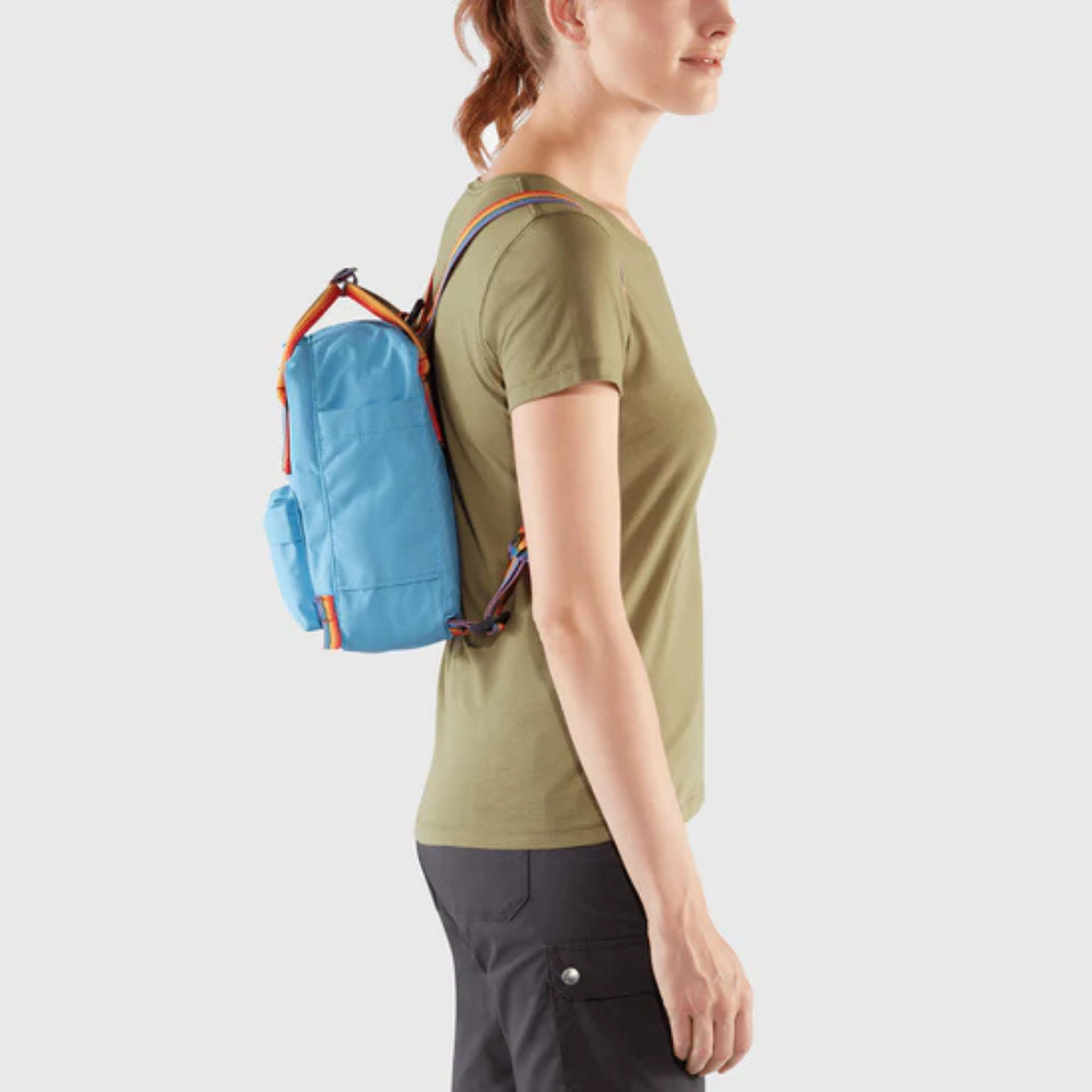 Load image into Gallery viewer, FJALLRAVEN Kanken Rainbow Mini Backpack - Pastel Lavender