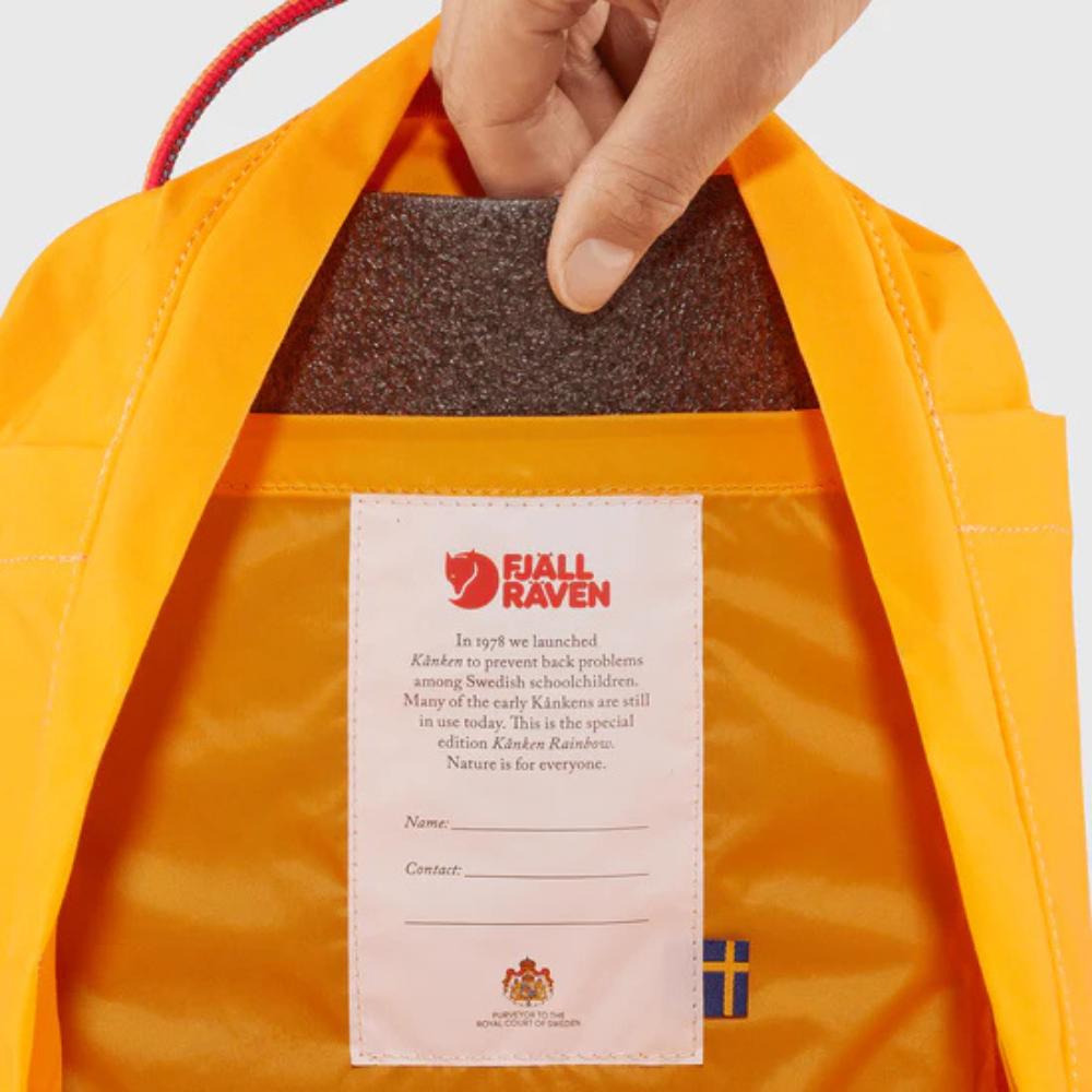 Load image into Gallery viewer, FJALLRAVEN Kanken Rainbow Mini Backpack - Pastel Lavender